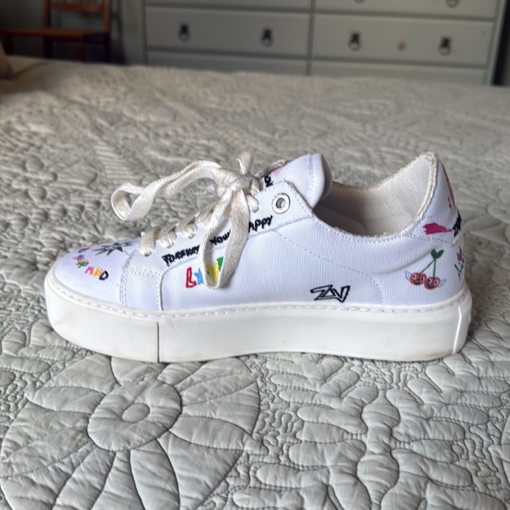 Zadig & Voltaire Tennis Shoes Sneakers La Flash Chunky Low Top - Picture 3 of 8